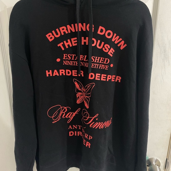 Raf Simons “Burning Down” Hoodie